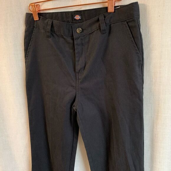 Straight Leg Pants Dickies Womens Size 16 Mid Rise Cotton Blend Workwear Utility - Picture 3 of 15